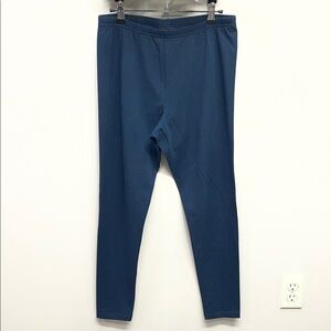 NWOT J. Jill Ankle Leggings Pima Cotton Navy Blue M